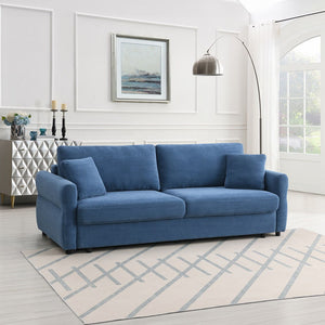 Haran - Sofa With Sleeper Blue