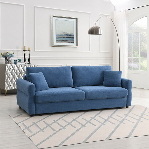 Haran - Sofa With Sleeper Blue