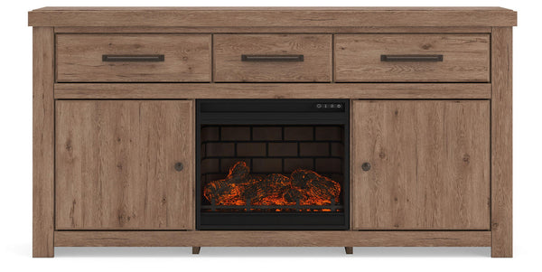 Garistyn - TV Stand With Fireplace Option