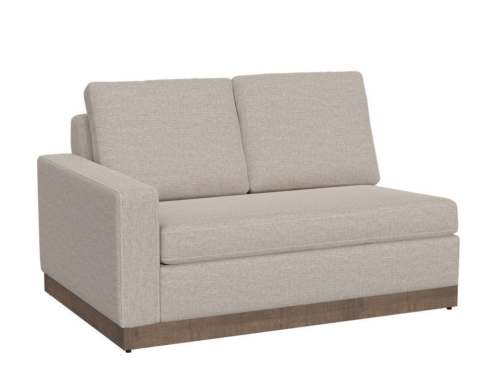Georgia - Fabric Loveseat Dark Gray