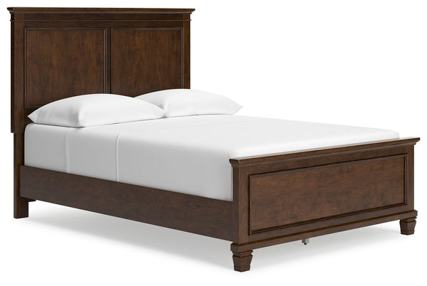 Danabrin - Panel Bed Dark Brown Full None