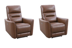 Taylor - Power Zero Gravity Recliner Dark Brown 2 Pieces