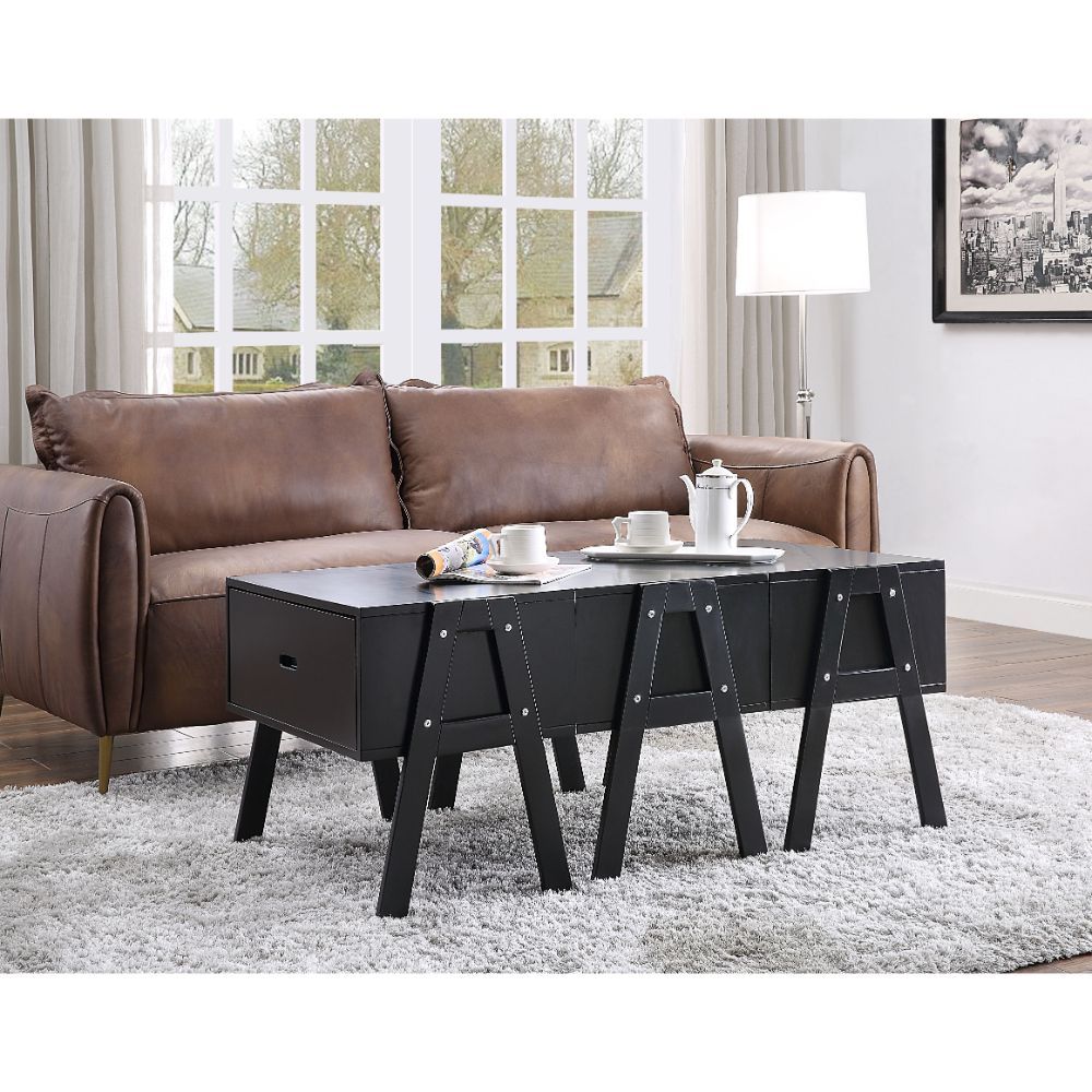 Lonny - Coffee Table (Convertible) Black