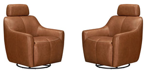 Miles - Swivel Gliding Accent Chair