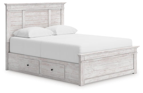 Makidern - Panel Storage Bed