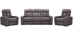 Equinox - Power Reclining Sofa Set Mercury 3 Pc. Sofa, 2 Recliners