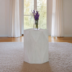 Hanniel - End Table White