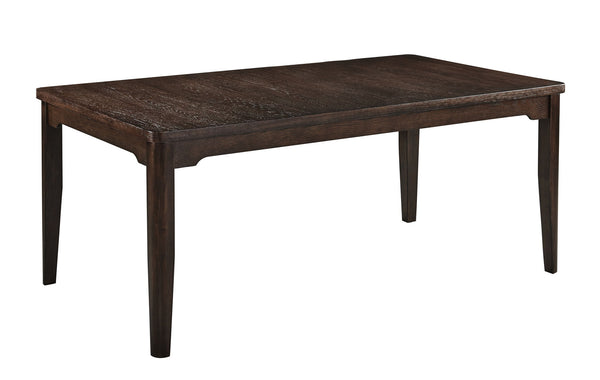 Higgins - 5 Piece Dining Room Set - Dark oak