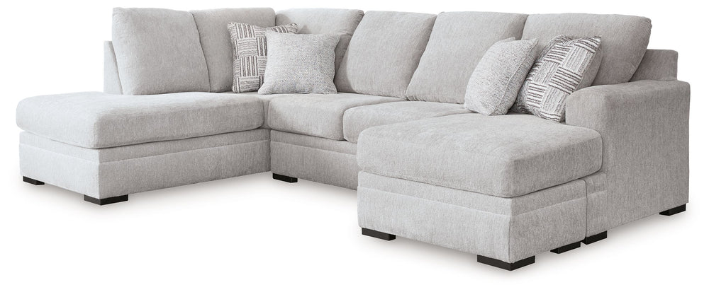 Gabyleigh - Sectional Gray 2 Pc. Left Arm Facing Chaise Sectional