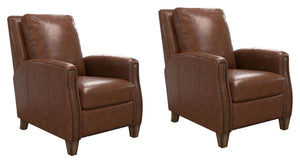 Hunter - Power Cordless High Leg Recliner Dark Brown 2 Pieces