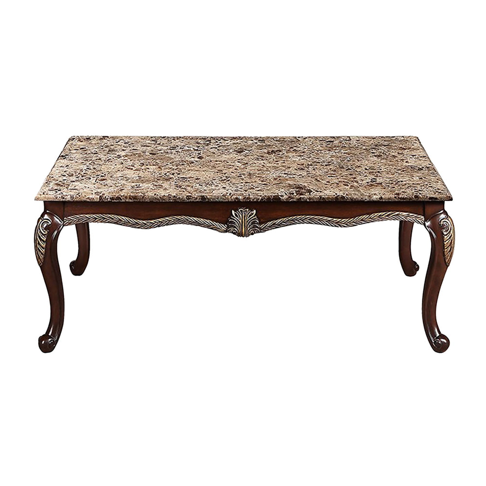 Maximus - Marble Table Dark Brown Cocktail Tables