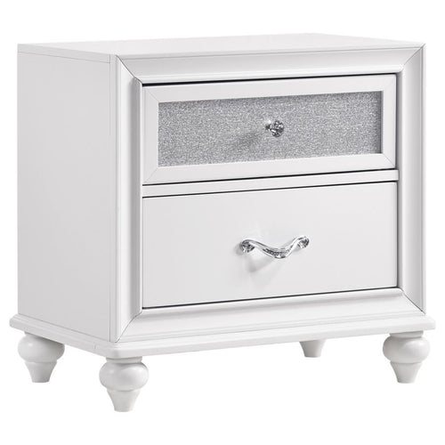 Barzini - 2-drawer Nightstand White