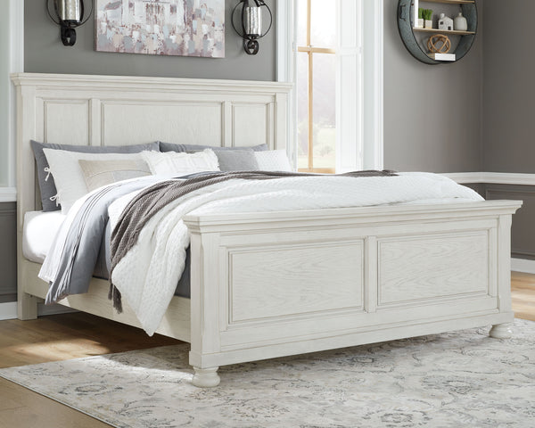 Robbinsdale - Panel Bed White