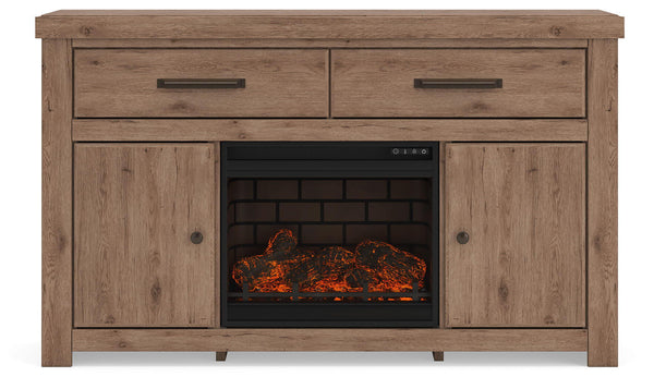 Garistyn - TV Stand With Fireplace Option