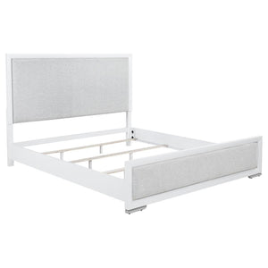 Gracemont - Panel Bed White