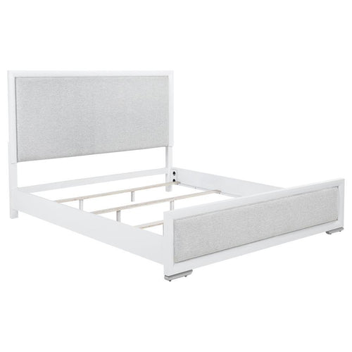 Gracemont - Panel Bed White