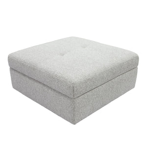 Julianna - Storage Ottoman - Crisp Taupe