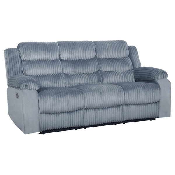 Willow - Sofa With Dual Recliner Gray