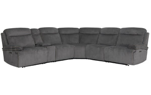 Alpine - Sectional Midnight 6 Pc. Sectional