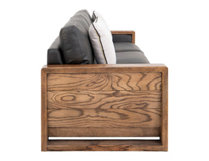 Ancora - Sofa - Dark Gray / Light Brown