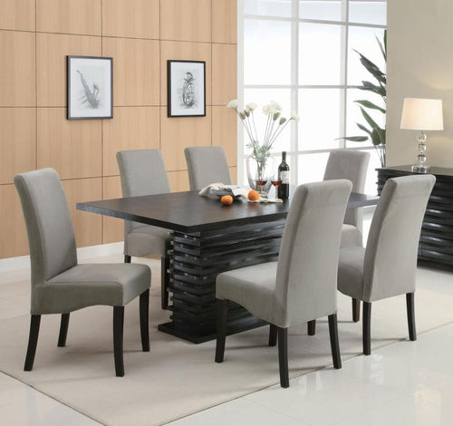 Stanton - Dining Room Set Gray 7 Pc. Table, 6 Chairs