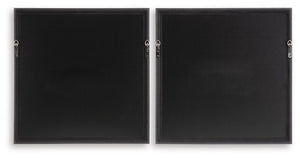 Dirkgrove - Wall Art Set (Set of 2) - Black / White / Brown