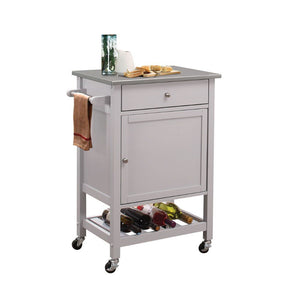 Hoogzen - Kitchen Cart Pearl Silver
