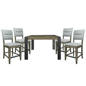 Cedar Fork - Dining Upholstered Counter Stool (Set of 2) - Smoked Arabica