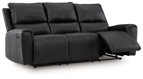 Glossmore - Reclining Sofa - Black