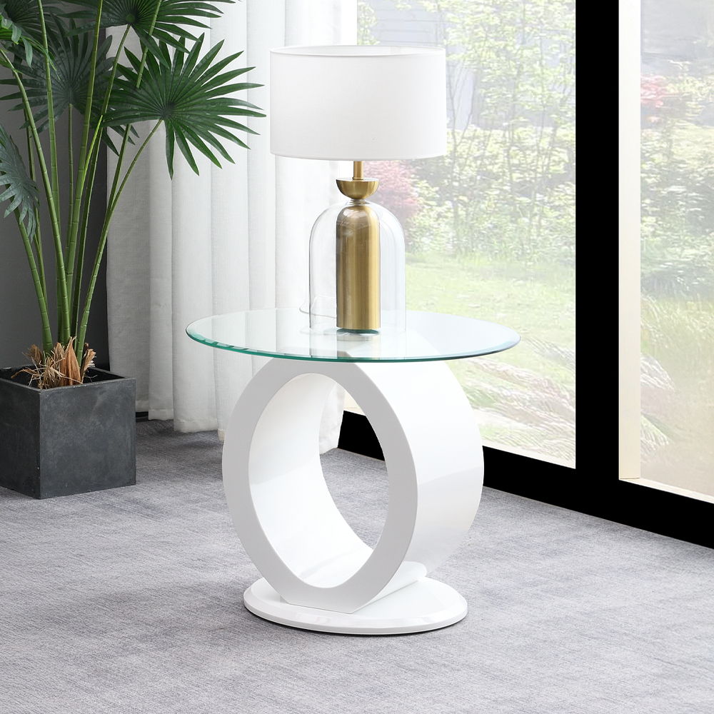 Larry - Table White End Tables