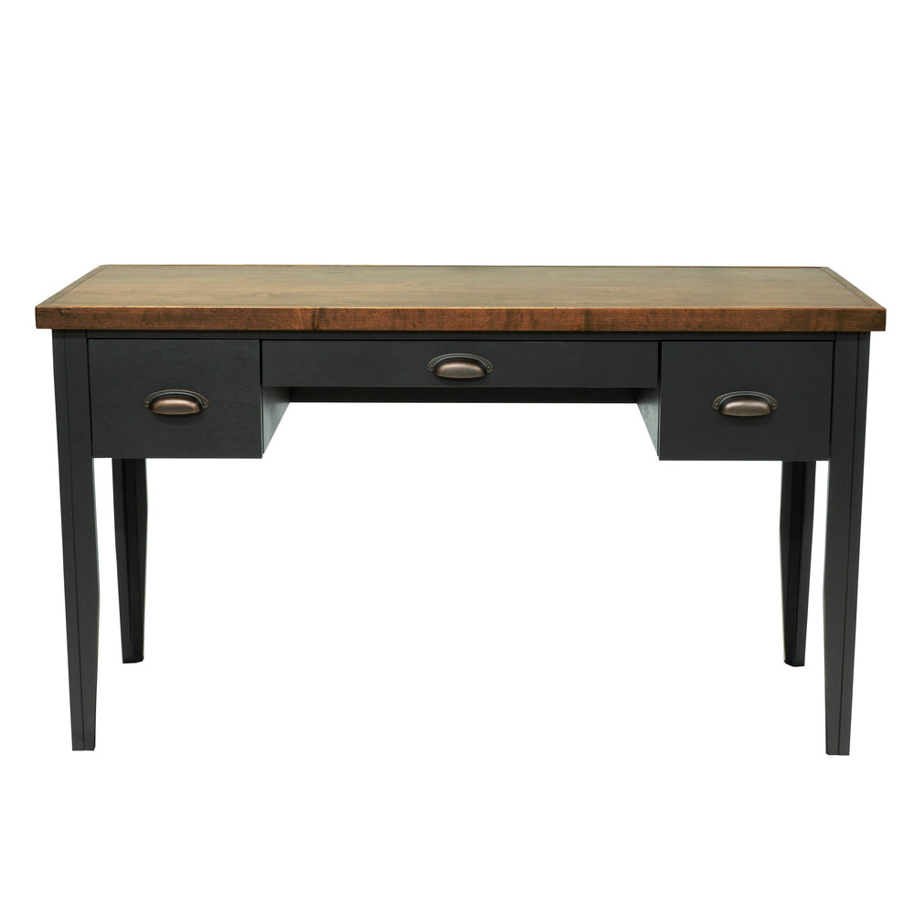 Essex - Writing Desk - Black / Whiskey