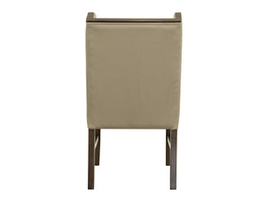 Silver - Upholstered Chair (Set of 2) - Ivory / Brown
