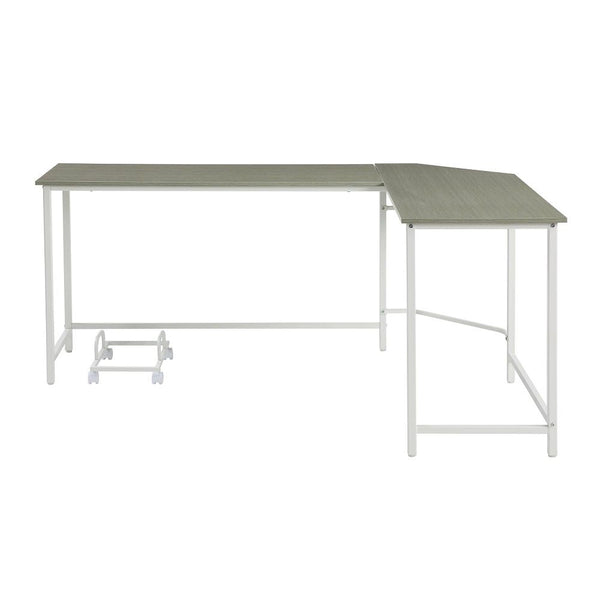 Bambina - Computer Desk - Gray & White