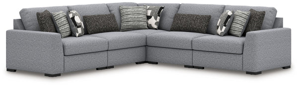 Bealton - Sectional Gray 5 Pc. Sectional