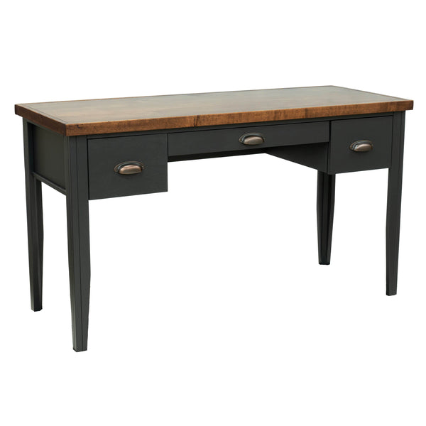 Essex - Writing Desk - Black / Whiskey