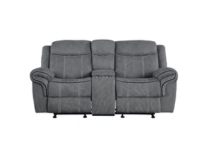 Zubaida - Loveseat w/USB Dock & Console (Glider & Motion)