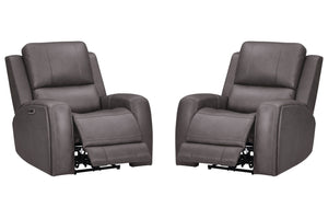 Belmont - Zero Gravity Power Recliner P3 Dark Gray 2 Pieces