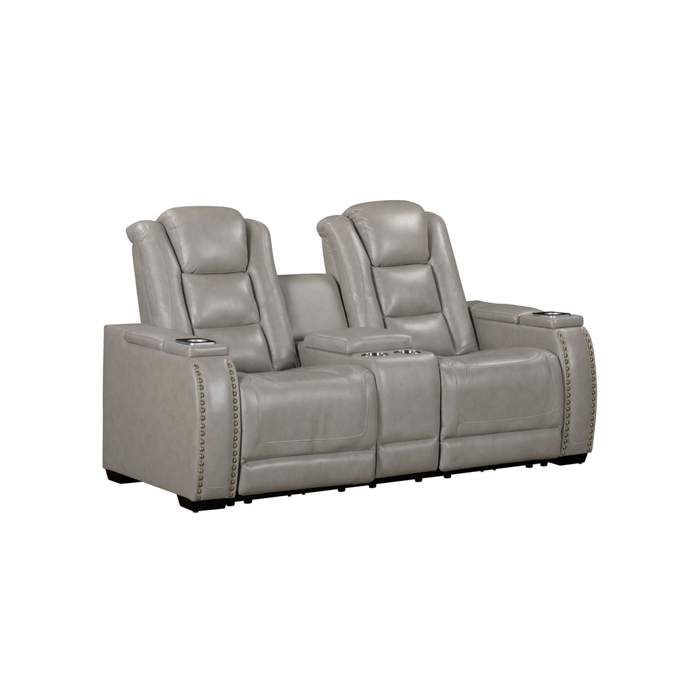 Breckenridge II - Reclining Loveseat Gray Manual Reclining