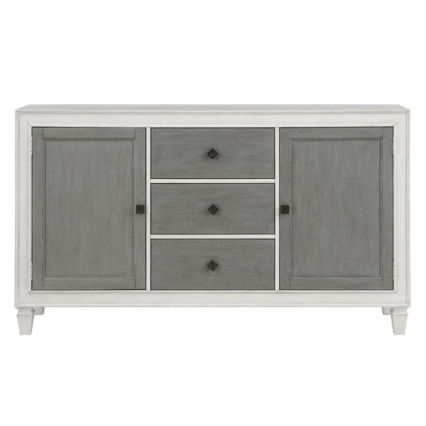 Katia - Server - Rustic Gray & Weathered White