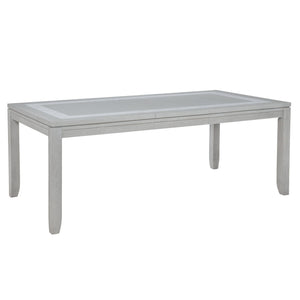 Fiona - Rectangle Dining Table - Mist Gray