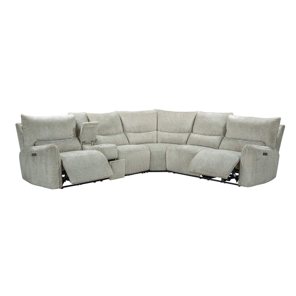 Remsen - Reclining Sectional Gray 3 Pc. Reclining Sectional