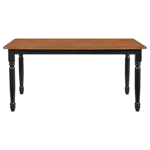 Hollyoak - Rectangular Wood Dining Table - Walnut