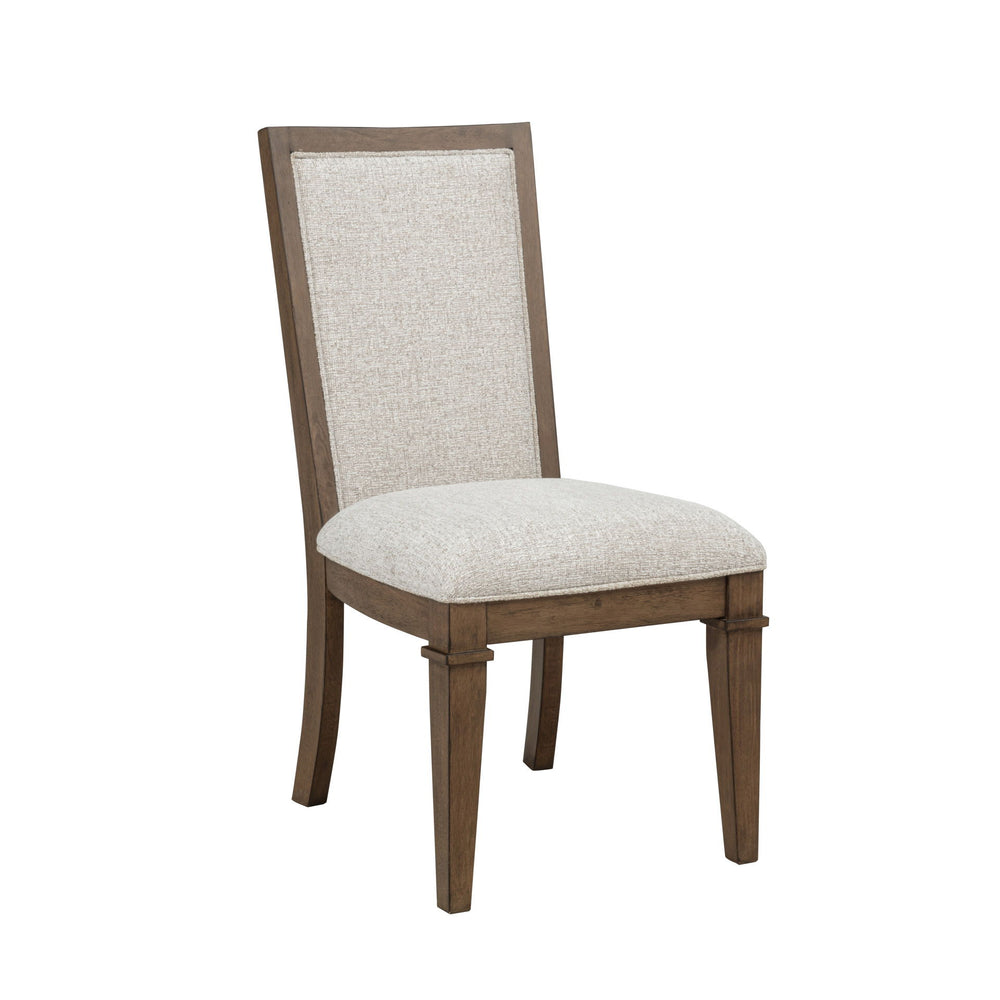 Mariana - Upholstered Side Chair (Set of 2) Dark Brown