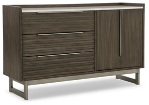 Arkenton - Dresser, Mirror Dark Brown Dressers