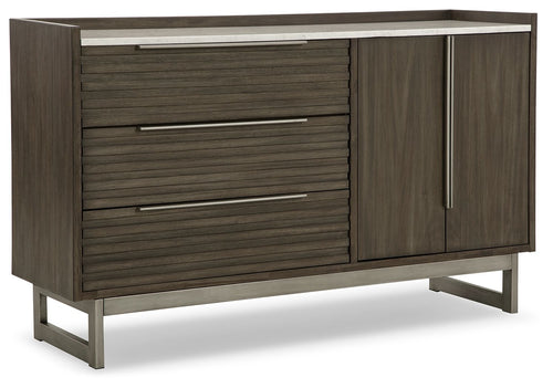 Arkenton - Dresser, Mirror Dark Brown Dressers
