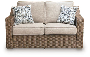 Laguna Heights - Loveseat With Cushion - Beige