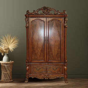 Dresden - Wardrobe/TV Armoire - Cherry Oak