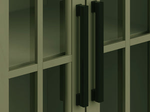 Vineyard - 67" TV Stand - Sage Green / Fruitwood