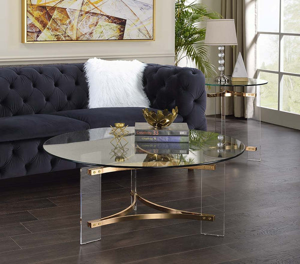 Sosi - Coffee Table - Gold Finish