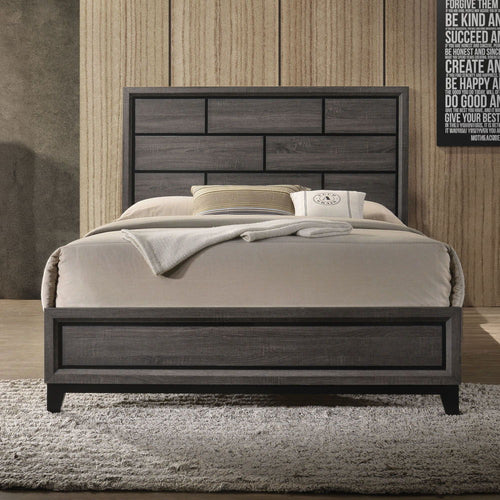 Valdemar - Bed Weathered Gray
